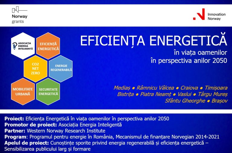 Asociația Energia Inteligentă a finalizat proiectul „Eficiența energetică în viața oamenilor în perspectiva anilor 2050”
