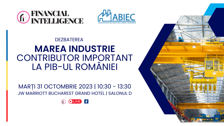 Nicolae CIUCĂ, Președintele Senatului României, a confirmat participarea la Dezbaterea „MAREA INDUSTRIE – CONTRIBUTOR IMPORTANT LA PIB-UL ROMÂNIEI”, 31 octombrie 2023