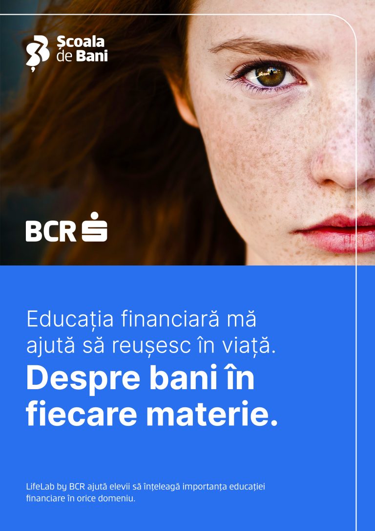 BCR lansează pentru 10 școli din România cea de-a doua ediție a programului LifeLab, de educație financiară interdisciplinară