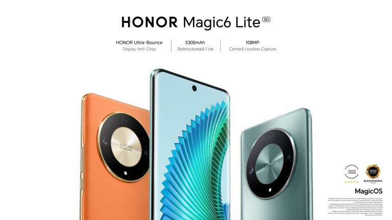 HONOR lansează în România smartphone-ul Magic6 Lite