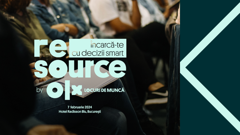 Pe 7 februarie, afli cum arată piața muncii din România și ce așteptări au angajații, în cadrul conferinței „ReSource 2024” by OLX Locuri de Muncă 