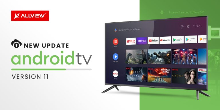 O nouă versiune Android TV™ pentru televizoarele din portofoliul Allview
