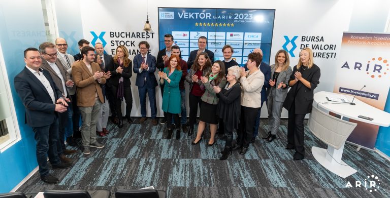 VEKTOR by ARIR 2023: 20 de companii listate la BVB au punctaj maxim pentru comunicarea cu investitorii, din 120 companii evaluate  