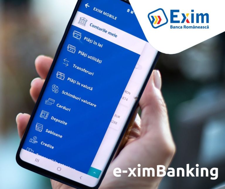 Lansarea aplicației de mobile banking e-ximBanking