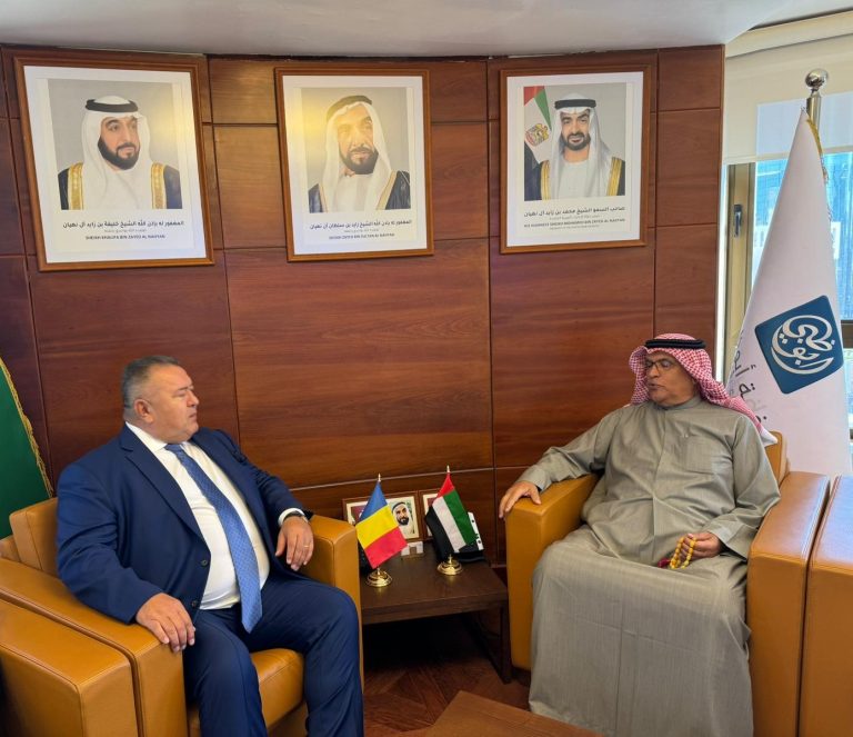 Întâlnire oficială între președintele CCIR și președintele Federației Camerelor de Comerț și Industrie a EAU 