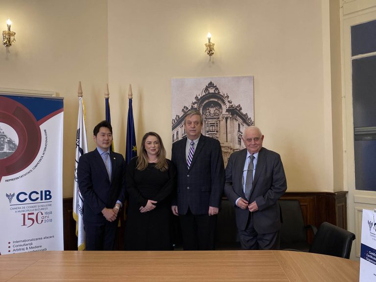 Consulul onorific al României la Incheon, Coreea, vizită la Camera de Comerț și Industrie București