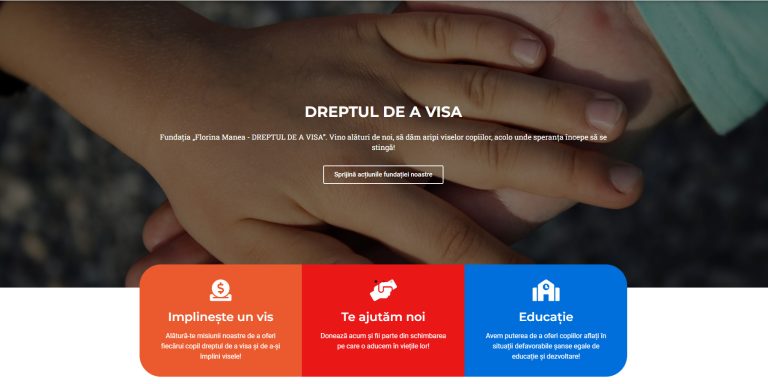 Fundația Florina Manea lansează Programul de Burse Educaționale DREPTUL DE A VISA