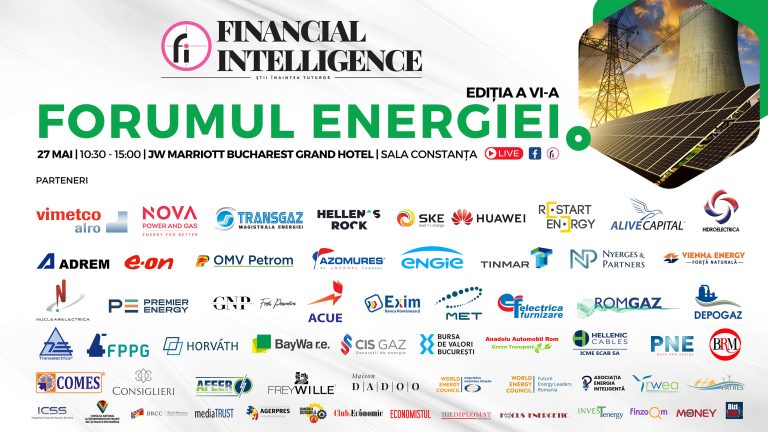 Financial Intelligence organizează cea de-a șasea ediție a evenimentului Forumul Energiei