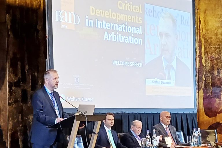 Ștefan Deaconu: Etica și integritatea se află în centrul oricărui proces de arbitraj de succes