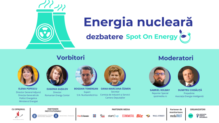 Concluziile celei de-a doua dezbateri „Spot On Energy”. Extinderea capacităților nucleare ale României, pregătirea personalului tehnic, provocări și oportunități