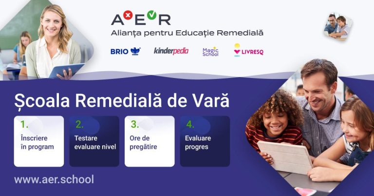 Școala Remedială de Vară organizată de Alianța pentru Educație Remedială reîncepe cursurile pe 25 iunie