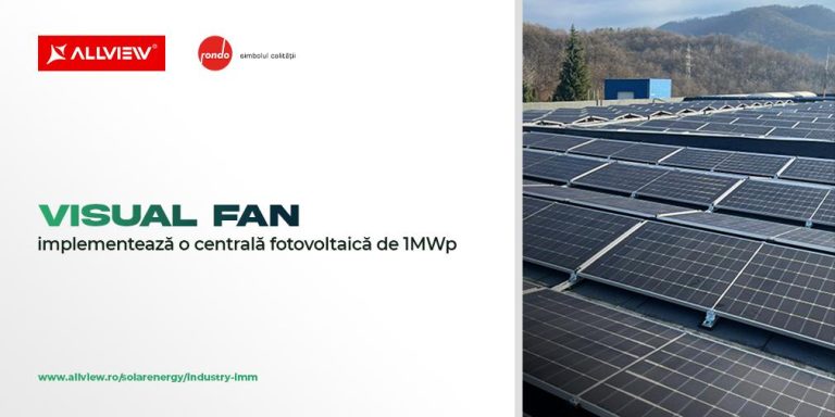Allview Solar Energy  anunță semnarea contractului pentru implementarea unui proiect cu o putere de 1 MWp pentru Rondocarton S.R.L.
