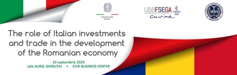 The role of Italian investments and trade in the development of the Romanian economy