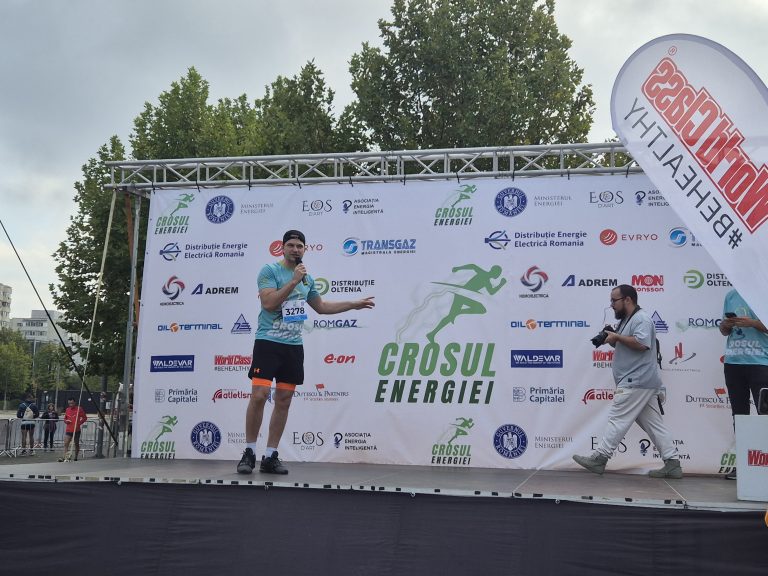 Sute de susținători ai proiectului „Energie pentru viață” au participat duminică la Crosul Energiei – „Energie pentru Toți”