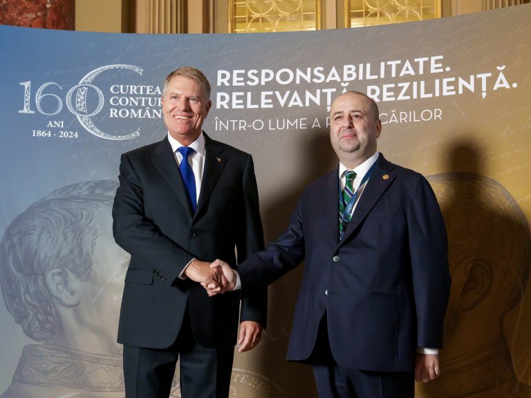 Klaus Iohannis: „Curtea de Conturi are un rol important în ecuația responsabilității economice”