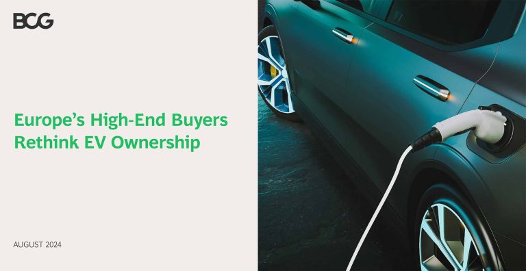 Studiu BCG: Aproape 40% dintre cumpărătorii europeni de vehicule de lux intenționează să achiziționeze prima lor mașină electrică în următoarele 12 luni
