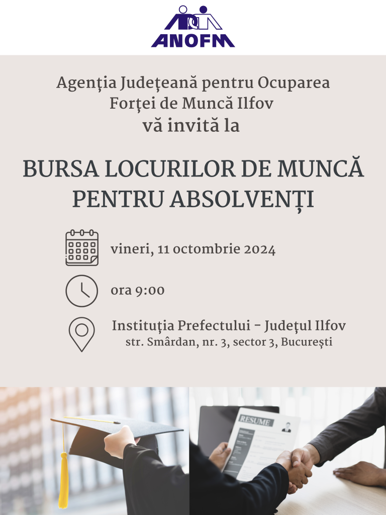În pregătire, bursa locurilor de muncă pentru absolvenţi
