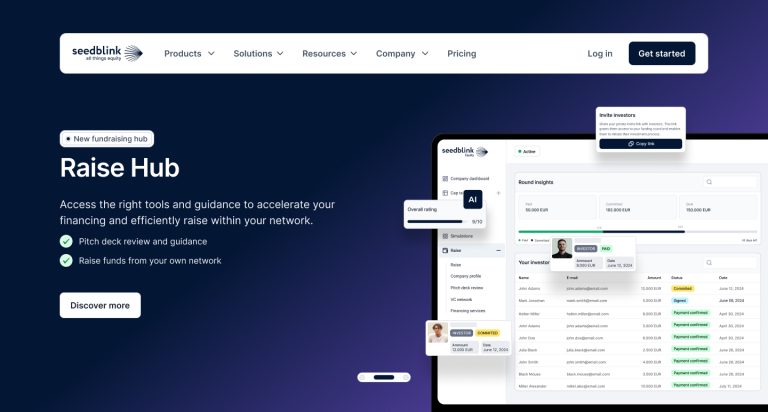 Platforma SeedBlink oferă fondatorilor de startup-uri puterea de a-și gestiona strângerea de fonduri 