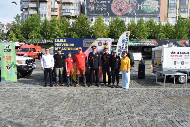 Zilele prevenirii dezastrelor. O comunitate pregătită este o comunitate puternică.