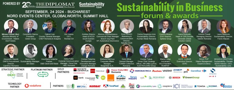 SUSTAINABILITY IN BUSINESS FORUM & AWARDS
