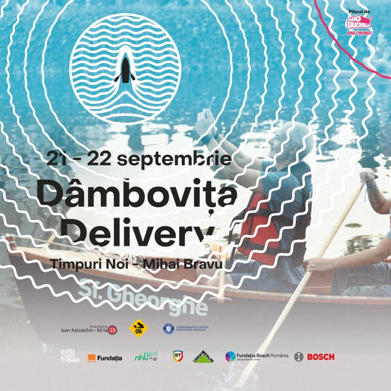 Evenimentul Bucureștiului dedicat râului care-l străbate. Dâmbovița Delivery 2024 – Artă, natură și comunitate pe 21 și 22 septembrie