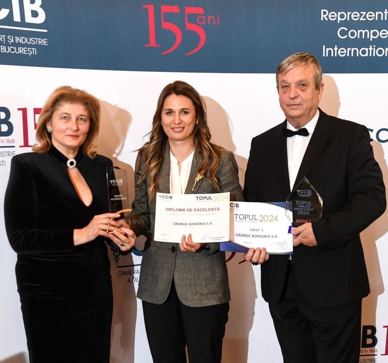 Excelența în afaceri, premiată de CCIB la Topul firmelor din București
