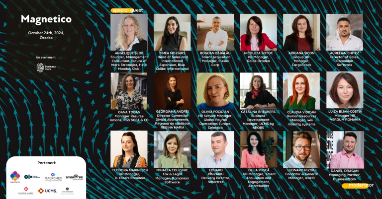 Proiectul „Magnetico” ajunge din nou la Oradea. Talent Acquisition, Employer Branding și Employee Experience – subiectele cheie ale ediției din 2024