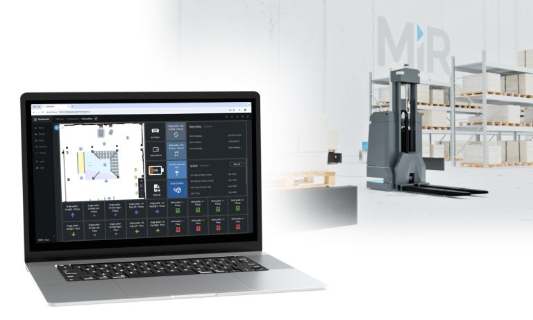 MiR lansează o platformă software care poate gestiona chiar și 100 de roboți 