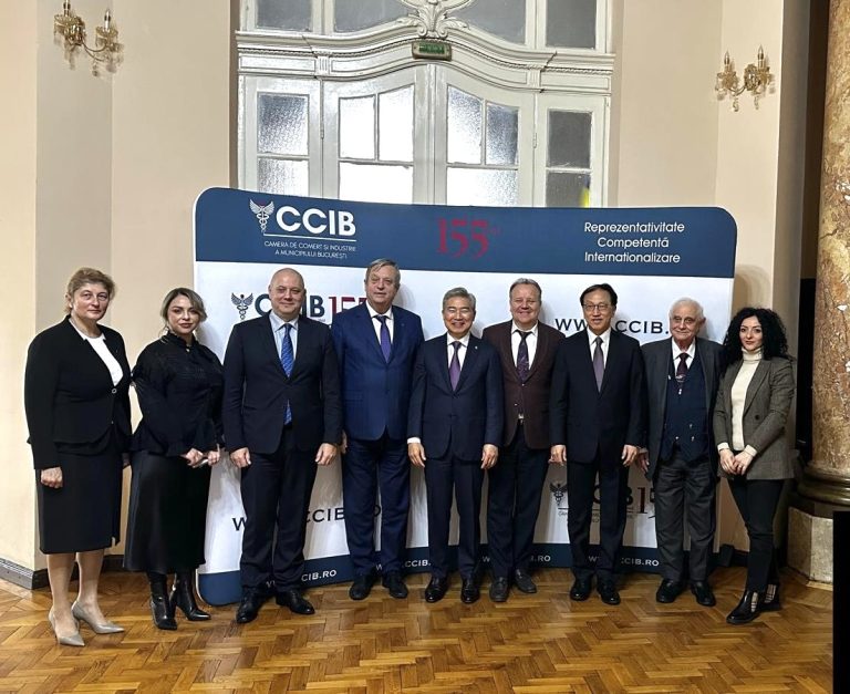 Conducerea asociației Korea Trade Inteligence, vizită la Camera de Comerț și Industrie București