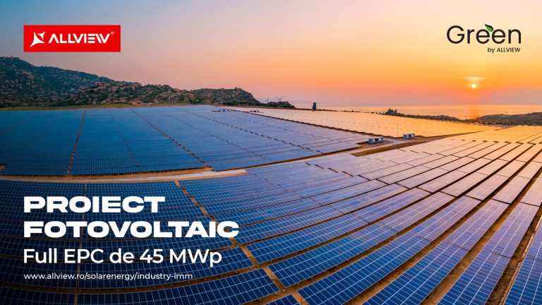 Divizia Renewable EPC by Allview semnează un contract pentru un parc fotovoltaic de 45 MW 