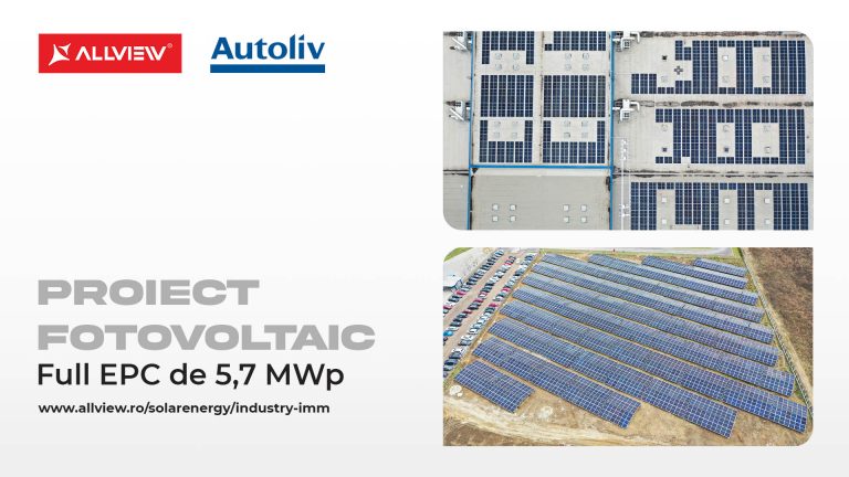 Proiecte fotovoltaice finalizate de Allview Solar Energy pentru Autoliv România