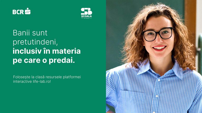 Life-Lab.ro –  platformă digitală care aduce educația financiară interdisciplinară în toate școlile din România