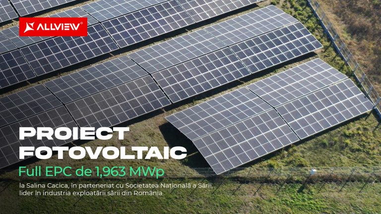 Parc fotovoltaic dezvoltat de Allview Solar Energy la Salina Cacica