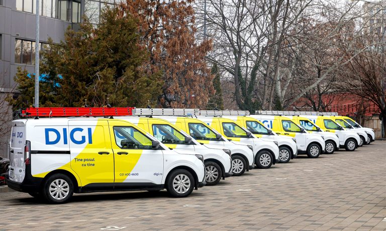 DIGI Romania a achiziționat de la Ford Romania peste 470 de autoutilitare Ford Transit Courier