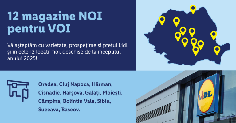 Peste 250 de locuri de muncă la nivel național create de Lidl România în primele două luni ale anului