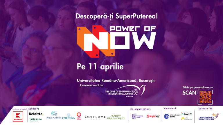 Power of NOW, evenimentul care inspiră și pregătește tinerii pentru viitor – 11 aprilie 2025, București