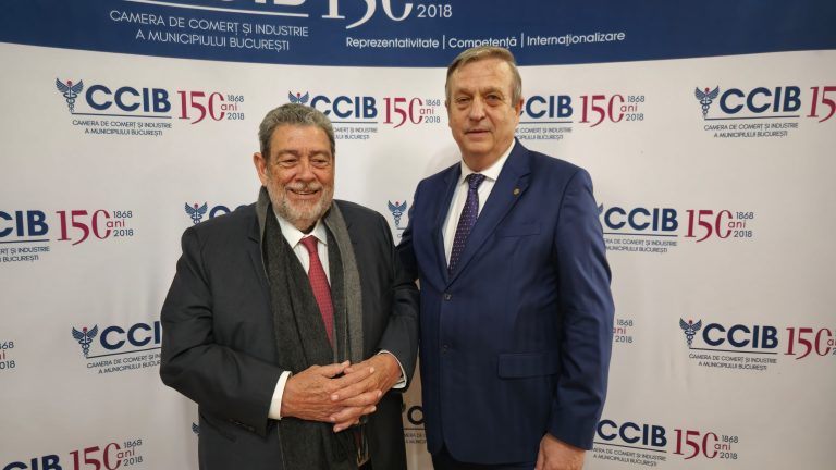 Premierul din Saint Vincent și Grenadines, în vizită oficială la Camera de Comerț și Industrie București