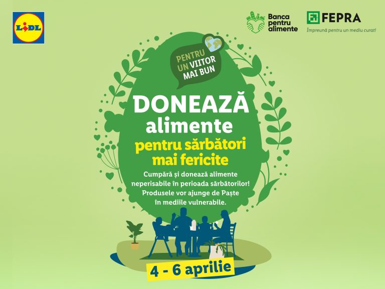 Colectă de alimente de Paște din magazinele Lidl România