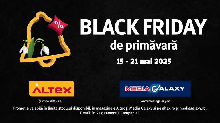 Altex dă startul campaniei Black Friday de Primăvară – o săptămână de reduceri spectaculoase