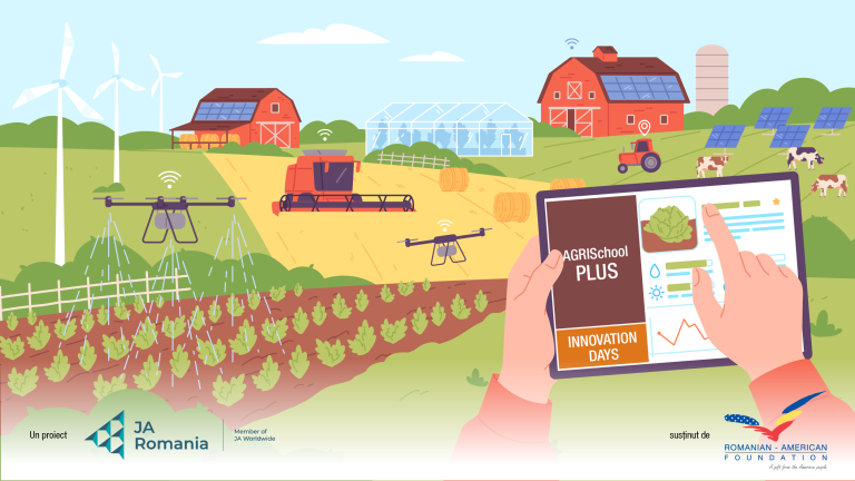 JA Innovation DaysTM: Inovație și Antreprenoriat în Liceele cu profil agricol din România