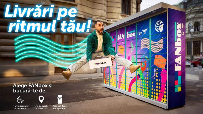 pastel și FAN Courier lansează campania „FANbox. Livrări pe ritmul tău”