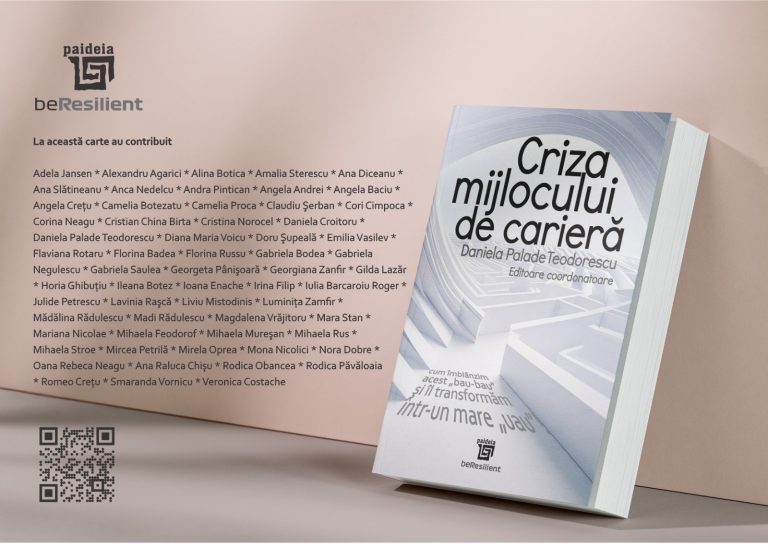 Lansare de carte: CRIZA MIJLOCULUI DE CARIERĂ – cum îmblânzim acest „bau-bau” și îl transformăm într-un mare „uau!”
