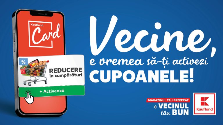 Inițiativă integrată de activare a cupoanelor din Kaufland Card