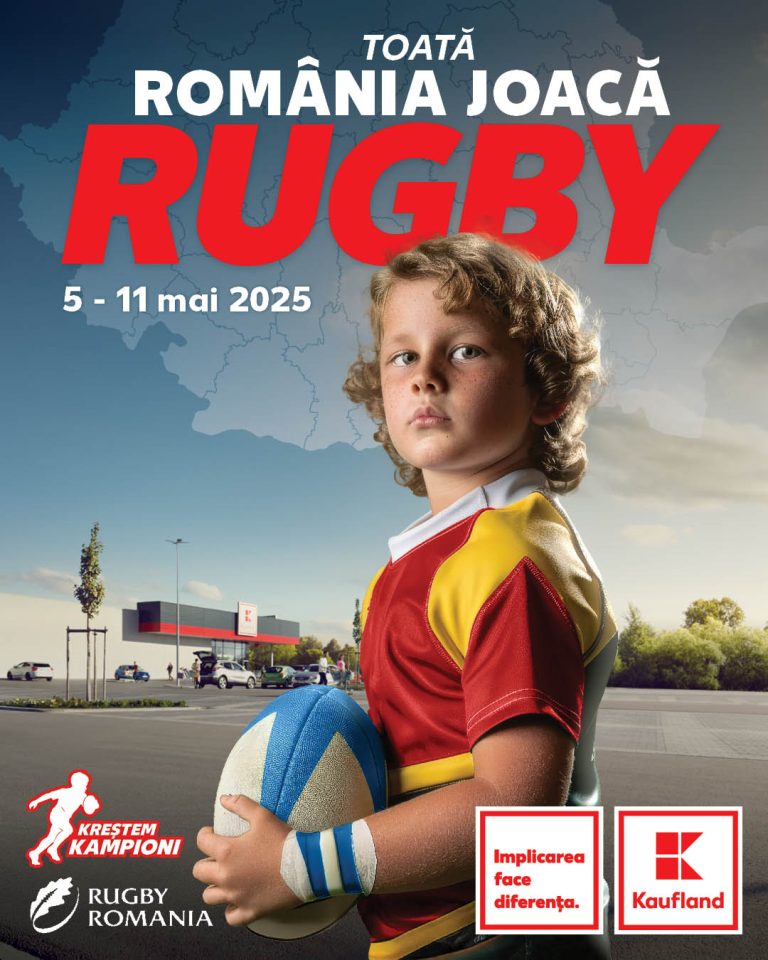 Kaufland și Federația Română de Rugby lansează Săptămâna Rugbyului  