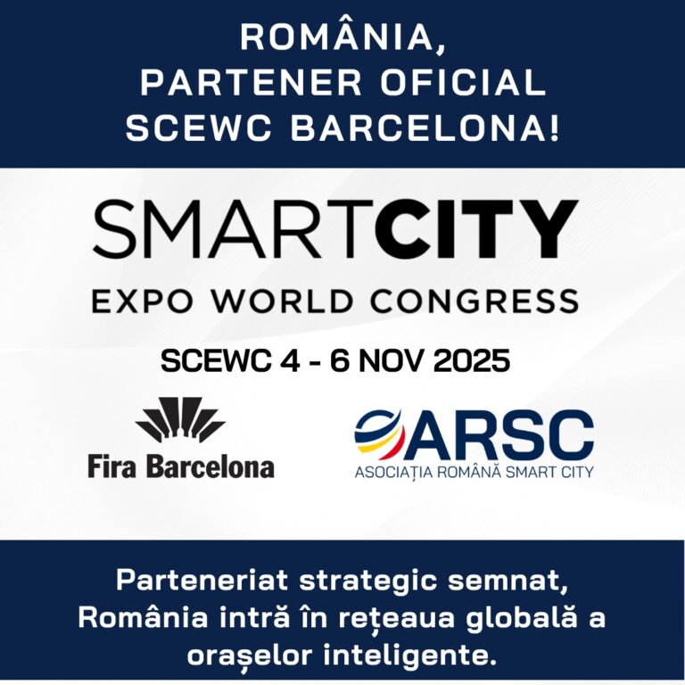 Asociația Română pentru Smart City, partener strategic al Fira Barcelona – SCEWC 2025–2027, cel mai mare eveniment global Smart City