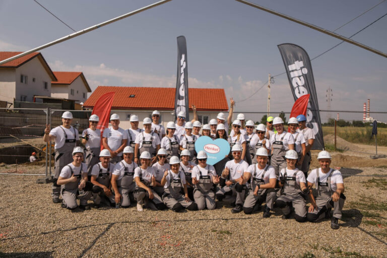Henkel Romania și voluntarii săi construiesc pentru generațiile viitoare 