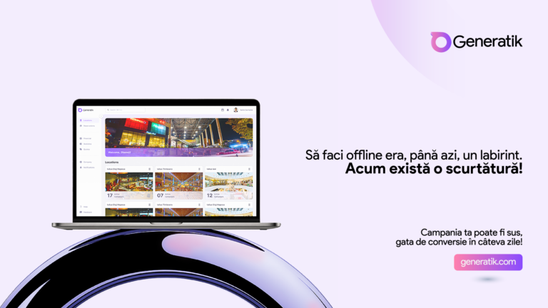 Se lansează Generatik, platforma care promite să simplifice publicitatea indoor