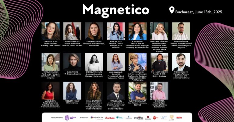Cum rămân companiile „magnetice” pentru talente? Conferința MAGNETICO dezbate viitorul HR-ului, pe 13 iunie, la București