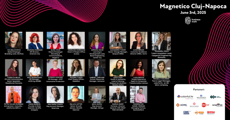 O nouă ediție a conferinței „Magnetico” la Cluj-Napoca: Lideri din domeniul Resurselor Umane analizează cele mai eficiente strategii în atragerea și retenția talentelor