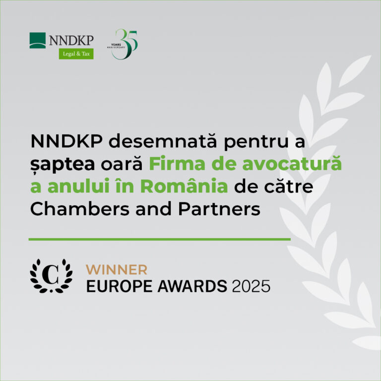 NNDKP, desemnată pentru a șaptea oară „Firma de avocatură a anului în România”